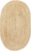 Kidsdepot Vloerkleed Jute Oval Natural online kopen