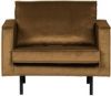 Be Pure Home Fauteuil Rodeo honing geel velvet BePureHome online kopen