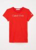 Calvin klein T shirt Korte Mouw Jeans INSTITUTIONAL SILVER LOGO SLIM T SHIRT online kopen