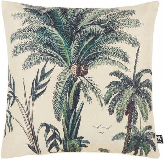HKliving Kussen Print 45 x 45 cm Palm Trees online kopen