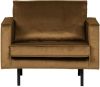 Be Pure Home Fauteuil Rodeo honing geel velvet BePureHome online kopen