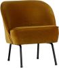 BePureHome Fauteuil 'Vogue' Velvet, kleur Mosterd(Geel ) online kopen