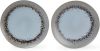 HKliving Dinerbord Mineral 70's keramiek set van 2 online kopen