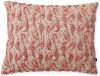HKliving Kussen Floral Jacquard weave red/pink online kopen