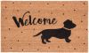 Clayre & Eef Deurmat 75x45 cm Bruin Kokosvezel Rubber Rechthoek Hond online kopen