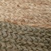 Eva Interior Rond Vloerkleed Jute Naturel/groen 180 Cm(L ) online kopen