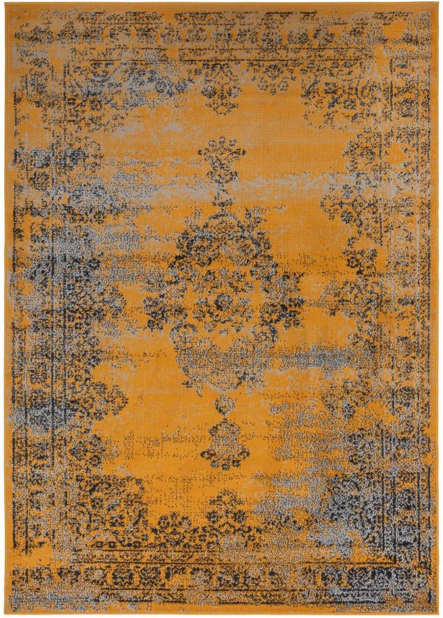 Eva Interior Vintage Vloerkleed Geel/okergeel 235 X 320 Cm(Xl) Bloom online kopen