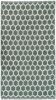 Hioshop Narbonne loper 80x150 cm groen, wit. online kopen
