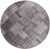 Interieur05 Vloerkleed Patchwork rond Antraciet Lara 160 cm (M ) online kopen