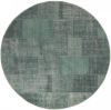 Interieur05 Vloerkleed Patchwork rond Groen Lara 160 cm (M ) online kopen