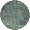 Interieur05 Vloerkleed Patchwork rond Groen Lara 190cm (L ) online kopen