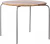 Kidsdepot Speeltafel Circle 72 Cm Mangohout Grijs online kopen