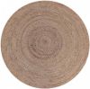 Label51 Vloerkleed Jute Naturel Jute 150x150 cm online kopen