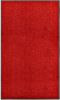 VidaXL Deurmat wasbaar 90x150 cm rood online kopen
