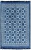 VidaXL Kelim vloerkleed met patroon 160x230 cm katoen blauw online kopen