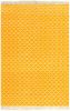 VidaXL Kelim vloerkleed met patroon 160x230 cm katoen geel online kopen