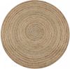 VidaXL Tapijt rond 150 cm gevlochten jute online kopen