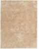 VidaXL Vloerkleed shaggy hoogpolig 140x200 cm beige online kopen