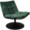 Dutchbone Bar Loungestoel Velvet 81 x 78 cm Goudbruin online kopen