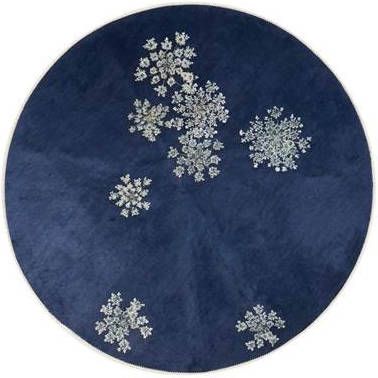 ESSENZA Vloerkleed Lauren 180 x 180 cm blauw online kopen