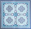 Esschert Design Hittebestendig Vloerkleed 100 x 100 cm Blauw online kopen