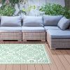 Esschert Design Buitenkleed 182x122 Cm Groen En Wit online kopen