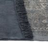VidaXL Kelim vloerkleed met patroon 120x180 cm katoen grijs online kopen