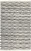 VidaXL Kelim vloerkleed met patroon 160x230 cm katoen zwart/wit online kopen