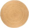 VidaXL Tapijt rond 240 cm gevlochten jute online kopen