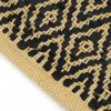 VidaXL Vloerkleed chindi handgeweven 120x170 cm leer katoen zwart online kopen