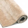 VidaXL Vloerkleed shaggy hoogpolig 160x230 cm beige online kopen