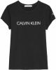 Calvin klein Jeans! Meisjes Shirt Korte Mouw Maat 176 Zwart Katoen online kopen