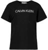 Calvin Klein Ib0Ib00347 Instit.t-Shirt T Shirt AND Tank Unisex Boys Bright White online kopen