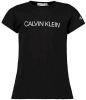 Calvin klein Jeans! Meisjes Shirt Korte Mouw Maat 176 Zwart Katoen online kopen