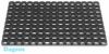 Hamat Rubbermat Ring Domino Zwart Deurmat 50x80 cm online kopen