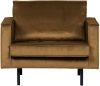 Be Pure Home Fauteuil Rodeo honing geel velvet BePureHome online kopen