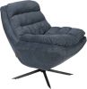 Dutchbone Draaifauteuil 'Vince' Rib, kleur Beige online kopen