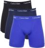 Calvin Klein Cavin kein 3 pack boxershorts brief bauw/zwart online kopen