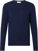 Calvin Klein Donkerblauwe Sweater Superior Wool Crew Neck Sweater online kopen