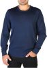 Calvin Klein Donkerblauwe Sweater Superior Wool Crew Neck Sweater online kopen