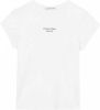Calvin Klein Shirt met ronde hals STACKED LOGO TIGHT TEE met jeans logo opschrift online kopen