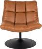 Dutchbone Bar Loungestoel Velvet 81 x 78 cm Goudbruin online kopen