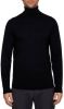 Calvin Klein Zwarte Coltrui Superior Wool Turtle Neck online kopen