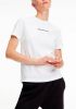 Calvin klein T shirt met ronde hals, korte mouwen en print vooraan online kopen