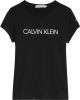 Calvin klein Jeans! Meisjes Shirt Korte Mouw Maat 176 Zwart Katoen online kopen