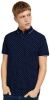 Tom Tailor Denim regular fit polo met all over print donkerblauw online kopen