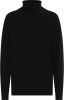 Calvin Klein Zwarte Coltrui Superior Wool Turtle Neck online kopen