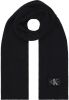 Calvin Klein Monologo Patch sjaal K60K610143 BDS , Zwart, Heren online kopen