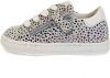 Develab 42334 leren sneakers met panterprint wit/multi online kopen