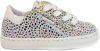 Develab 42334 leren sneakers met panterprint wit/multi online kopen